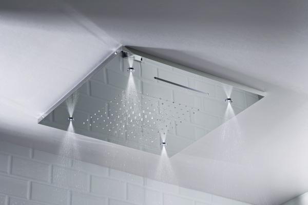 flush mount rain shower head