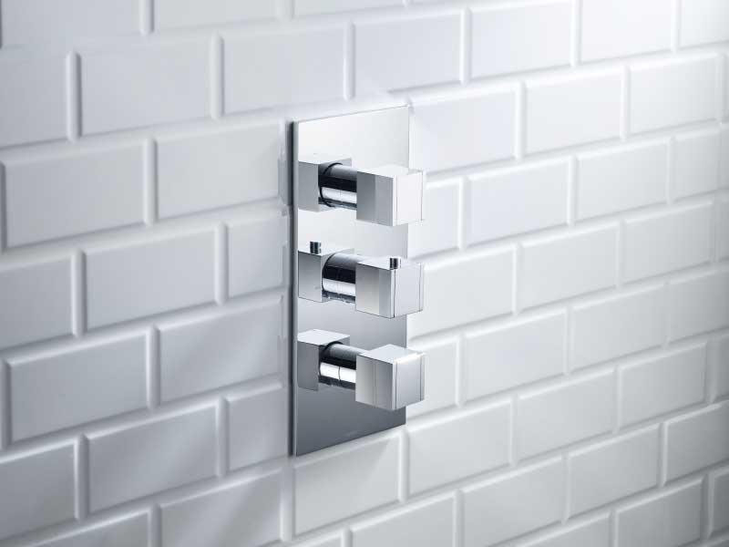contemporary shower faucet chrome